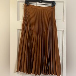 Reiss Diana Pleated Silk Skirt Sz 6